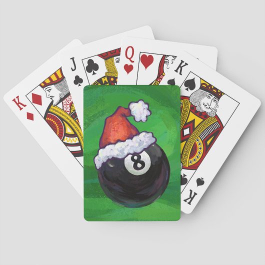 Jeu De Cartes 8 Bal Christmas Green (dos)