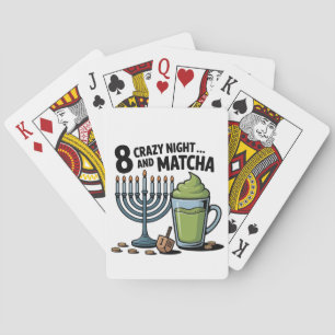 Jeu De Cartes 8 Soirées Folles Et Matcha Hanoukka Juif Juif Juif