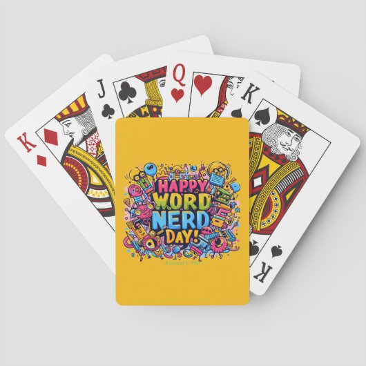 Jeu De Cartes 9 janvier - Jour Nerd (dos)