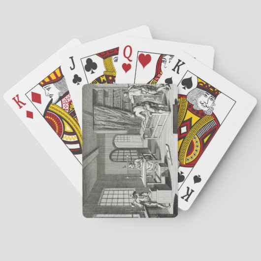 Jeu De Cartes A bookmaker's workshop, from the 'encyclopedie (dos)