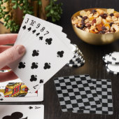 Jeu De Cartes à damiers gris et noir (In Situ)