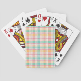 Jeu De Cartes À damiers multicouleur