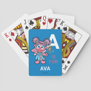 Jeu De Cartes A est pour Abby Cadabby   Ajouter Votre Nom