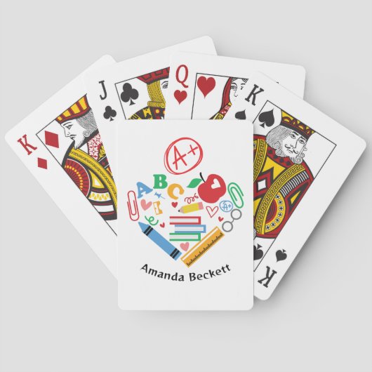 Jeu De Cartes A+ Fournitures scolaires d'enseignants (dos)