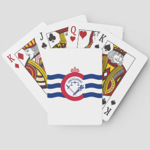 Jeu de cartes à jouer avec le drapeau de Cincinnat
