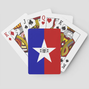 Jeu de cartes à jouer avec le drapeau de San Anton