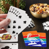 Jeu de cartes à jouer avec le drapeau de St. Peter (In Situ)