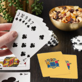 Jeu de cartes à jouer avec le drapeau du New Jerse (In Situ)