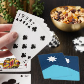 Jeu de cartes à jouer avec le nouveau drapeau du M (In Situ)