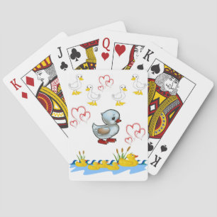 Jeu de cartes à jouer Canard
