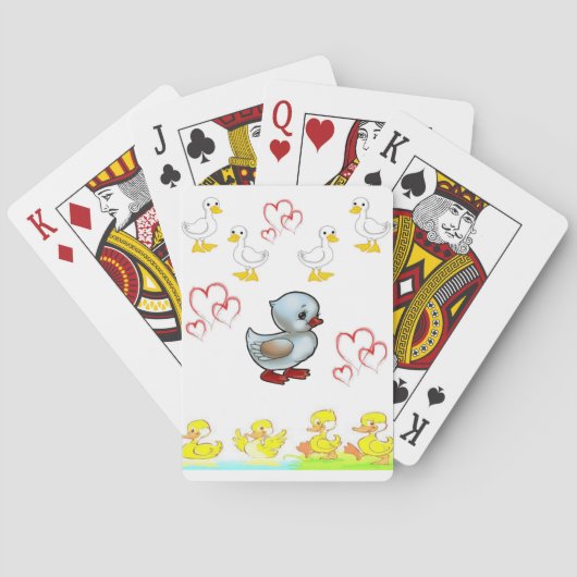 Jeu de cartes à jouer Canard (dos)
