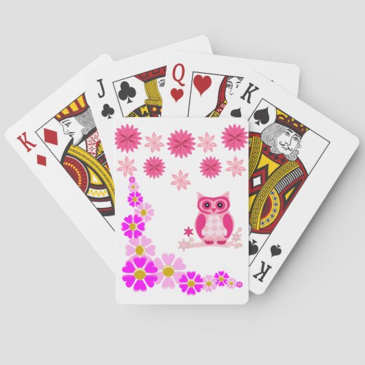 Jeu de Cartes à Jouer Chouette (dos)