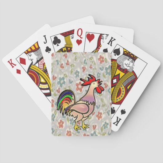 Jeu de Cartes à Jouer Coq (dos)