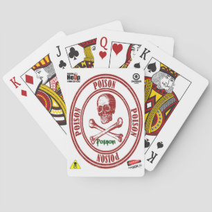 Jeu de cartes à jouer empoisonné