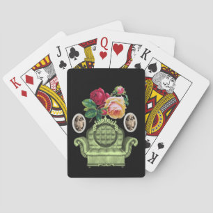 Jeu de Cartes à Jouer Floral