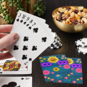 Jeu de cartes à jouer floral (In Situ)