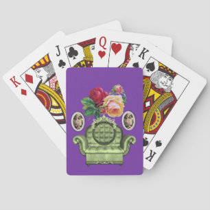 Jeu de Cartes à Jouer Floral