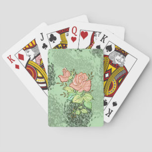 Jeu de Cartes à Jouer Floral