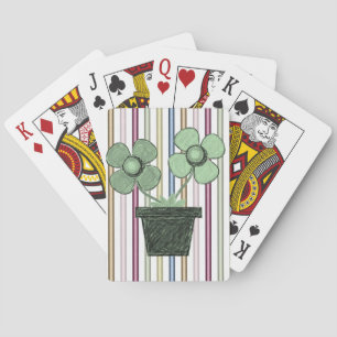 Jeu de Cartes à Jouer Floral