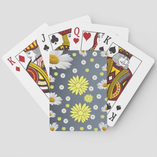 Jeu de Cartes à Jouer Floral (dos)