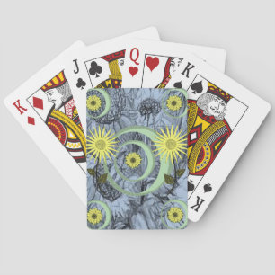 Jeu de Cartes à Jouer Floral