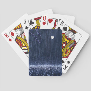 Jeu de cartes à jouer Rain