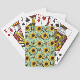 Jeu de cartes à jouer Tournesol
