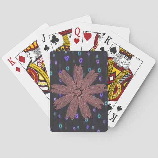 Jeu de cartes à jouer Tournesol (dos)
