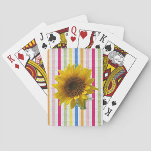 Jeu de cartes à jouer Tournesol