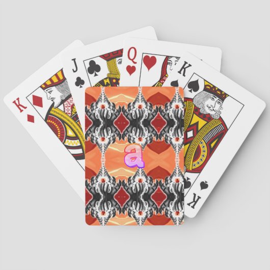 Jeu De Cartes "a" Mains (dos)