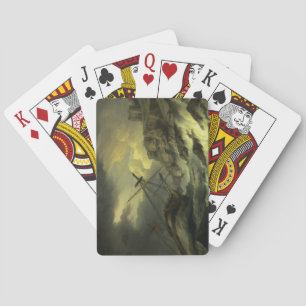 Jeu De Cartes A Shipwreck, said to be `The Dutton'