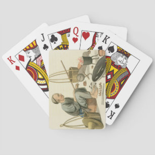 Jeu De Cartes A Tinker, plate 37 from 'The Costume of China', en