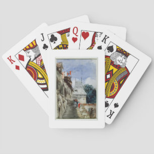 Jeu De Cartes Abbey St-Amand, Rouen (w/c, bodycolour et pencil