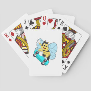 Jeu De Cartes Abee comme patineur avec skateboard