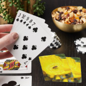 Jeu De Cartes Abeille baignée de jaune (In Situ)