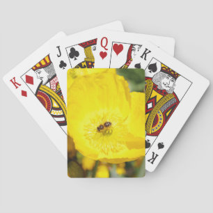 Jeu De Cartes Abeille baignée de jaune