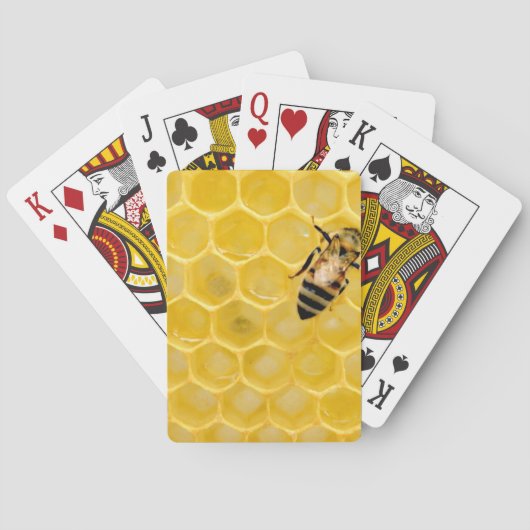 Jeu De Cartes abeille et nid d'abeille (dos)