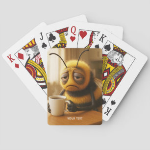 Jeu De Cartes Abeille Fantastique Mignonne Très Fatiguée