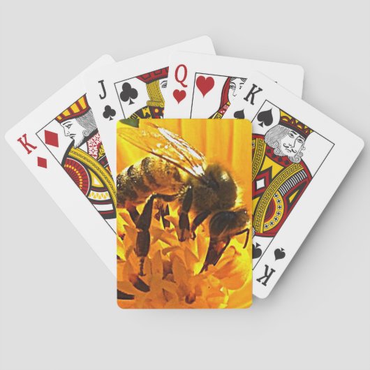 Jeu De Cartes Abeille sur une Fleur (dos)