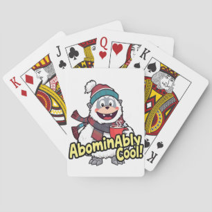 Jeu De Cartes Abominablement Cool Winter Yeti Design