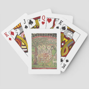 Jeu De Cartes Abraham avec les anges (mosaïque)