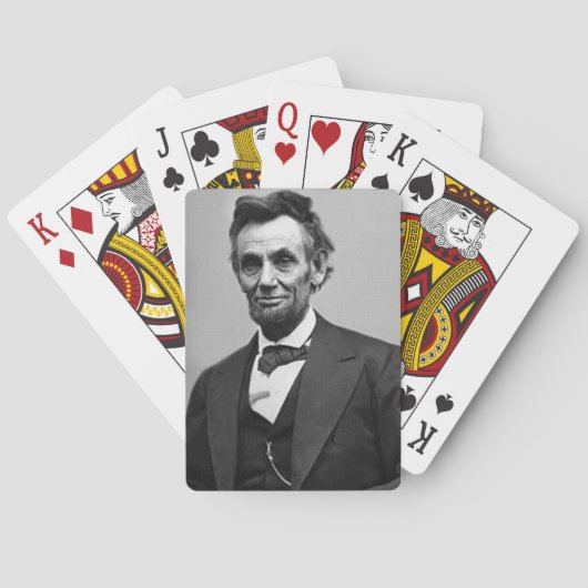 Jeu De Cartes Abraham Lincoln (dos)