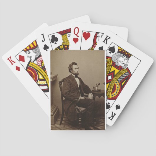Jeu De Cartes Abraham Lincoln (dos)