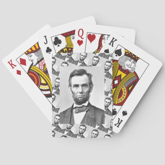Jeu De Cartes Abraham Lincoln (dos)