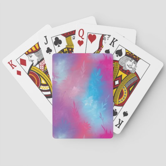 Jeu De Cartes Abréviation florale (dos)