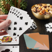 Jeu De Cartes Abstrait Rétro Moderne (In Situ)