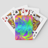 Jeu De Cartes Abstrait Splashing Rainbow Liquid (dos)