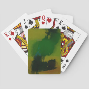 Jeu De Cartes Abstrait vert créatif