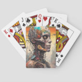 Jeu De Cartes Abstraite carte de lecture de Cyborg anatomique (dos)