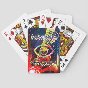 Jeu De Cartes Ac3rMagic All Seeing Eye jouant aux cartes